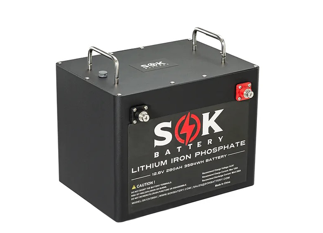 12V 280Ah Lithium Battery, Built-in heater and Bluetooth